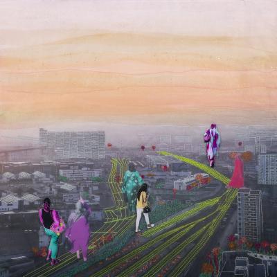  This Way 80x80 Cm Serie Albahian 2018 Joana Choumali 1