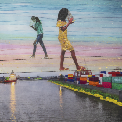 Athazagoraphobie Series Albahian 80x80 Joana Choumali 2019