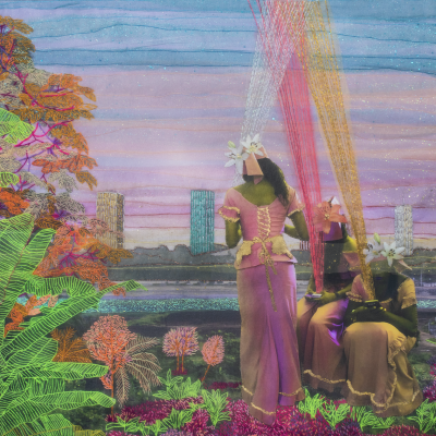 Les Demoiselles Dhonneur 80x 80 Cm Series Albahian Joana Choumali 2019