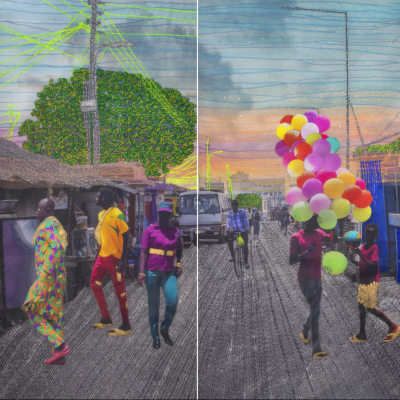 Relating To Imaginary Things Series Albahian 2m Joana Choumali 2019