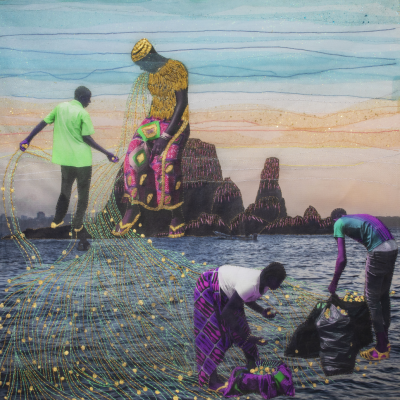 The Crop Series Albahian 80x80 Joana Choumali 2019